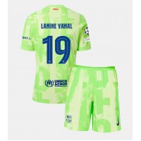 Fotbalové Dres Barcelona Lamine Yamal #19 Dětské Alternativní 2024-25 Krátký Rukáv (+ trenýrky)